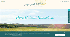 Desktop Screenshot of morbach.de